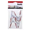 Grampos de cola kwb, chapa de aço, conjunto de 4 peças, 100 x 35 mm 927600