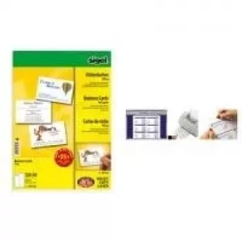 Cartões de visita SIGEL DP939 branco extra 85 x 55 mm 200 g/m² 600 cartões (60 folhas x 10)