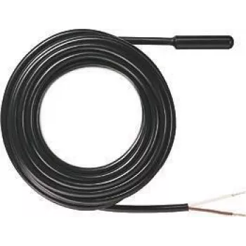 Sensor de temperatura de pavimento remoto Gira para termostato ambiente, NTC 10 kOhm, cabo de 4 m, branco 149300
