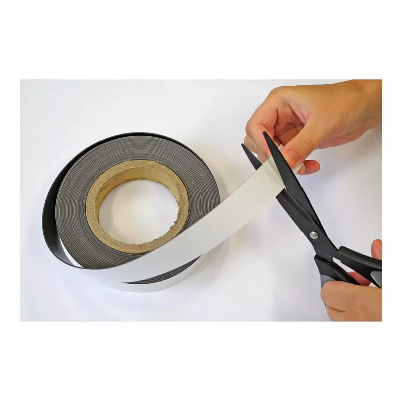 Fita magnética autoadesiva MAUL 35 mm x 10 m, 1 mm de espessura, castanho-escuro, cortável 6156109