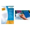 Micas para cartões de crédito HERMA 5013, 58 x 87 mm, polipropileno, transparente, pack de 25