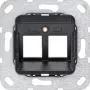 GIRA anel de suporte 560300 Modular Jack 3 2 tomadas (560300)
