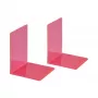 Suportes de livros MAUL 10 x 10 x 13 cm rosa néon (par)