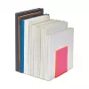 Suportes de livros MAUL 10 x 10 x 13 cm rosa néon (par)