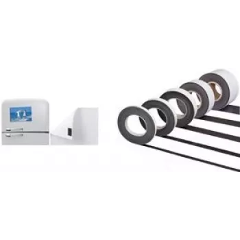 Fita magnética autoadesiva MAUL 60 mm x 10 m, 1 mm de espessura, flexível, cortável individualmente (6156509)