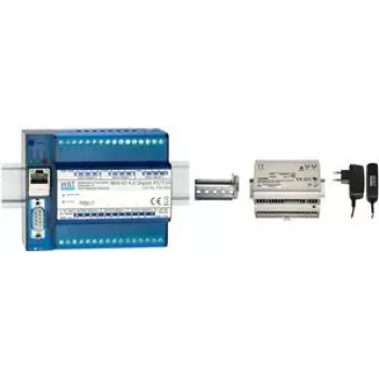 Módulo de controlo e monitorização de sinais de comutação Ethernet TCP/IP W&T Web-IO 4.0 Digital, 12x entrada, 12x saída 57730