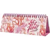 Calendário de mesa perpétuo SIGEL JP104 Jolie Underwater Miracles, layout em inglês, 297 x 102 mm