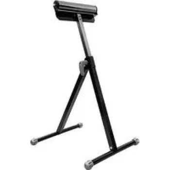 KWB 785910 cavalete de rolos, altura ajustável 670-1000 mm, capacidade de carga 60 kg, estrutura de aço dobrável com rolo galvanizado
