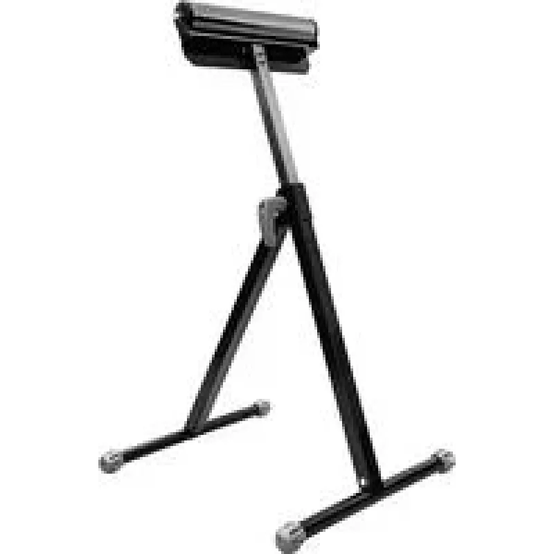 KWB 785910 cavalete de rolos, altura ajustável 670-1000 mm, capacidade de carga 60 kg, estrutura de aço dobrável com rolo galvanizado