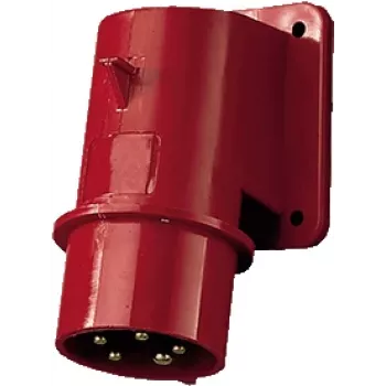 MENNEKES ficha CEE de embutir 16 A 5 polos 400 V 6h IP44 vermelho (379)