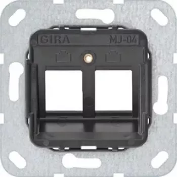 Gira anel de suporte 560400 para Modular Jack 4, 2 vias, antracite