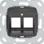 Gira anel de suporte 560400 para Modular Jack 4, 2 vias, antracite