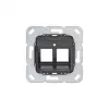 Gira anel de suporte 560400 para Modular Jack 4, 2 vias, antracite