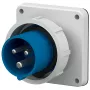 MENNEKES 826 ficha de embutir 16A 3 polos 6h 230V IP67 azul