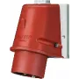 MENNEKES 804 ficha CEE macho 5 polos 32A 400V 6h IP44 terminais de parafuso angular