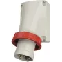 MENNEKES ficha CEE macho 5 polos 125A 400V 6h IP67 angular terminais de parafuso vermelho