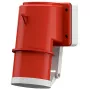MENNEKES 400 ficha macho de sobrepor 16A 5 polos 6h 400V IP44 vermelho