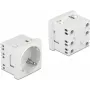 Delock Easy 45 tomada tipo F com obturador, branco RAL 9003, 16 A, 250 V, pack de 10 81324