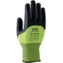 Uvex Handschutz Strick-HS C500 wet plus luvas de proteção contra cortes, tamanho 7, antracite/lima 6049607