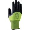 Uvex Handschutz Strick-HS C500 wet plus luvas de proteção contra cortes, tamanho 7, antracite/lima 6049607