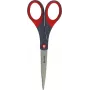 Tesoura de precisão 3M Scotch 180 mm vermelho/cinzento ponta aço inoxidável Comfort Grip (1447)