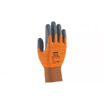Luvas de segurança Uvex phynomic X-FOAM HV, tamanho 8, amarelo/preto 6005408