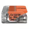 Conector de ligação WAGO 221-415 COMPACT 5 condutores 4 mm², pack de 25