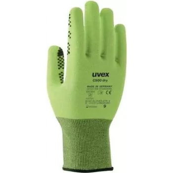 Luvas de proteção Uvex tricotadas HS, C500 dry, tamanho 8 (6049908)