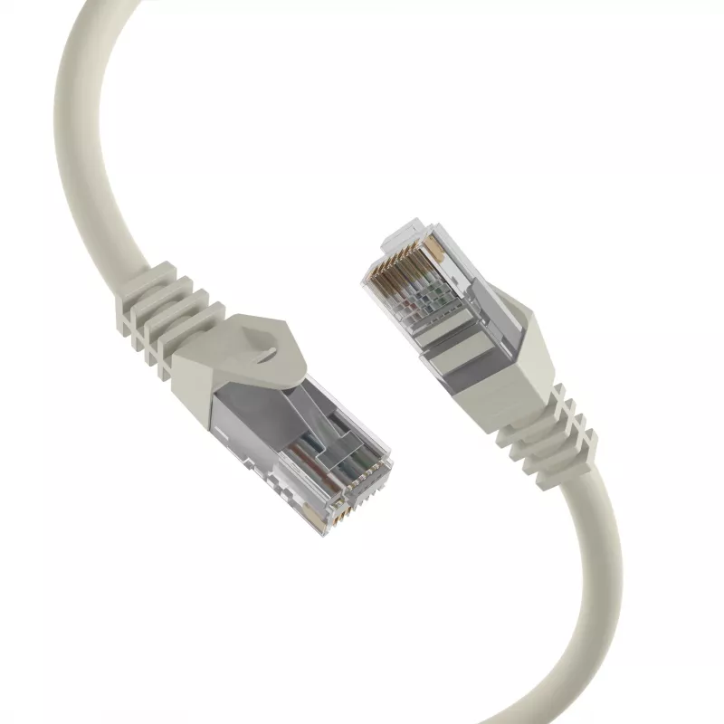 Cabo de rede RJ45 EFB Elektronik Cat.5e U/UTP LSZH CCA AWG24/7 cinzento 1m K8110GR.1