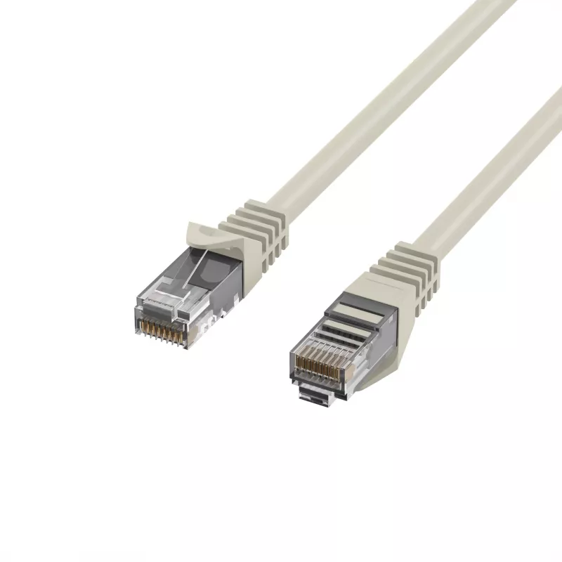 Cabo de rede RJ45 EFB Elektronik Cat.5e U/UTP LSZH CCA AWG24/7 cinzento 1m K8110GR.1
