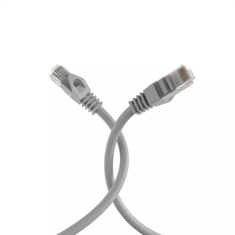 Cabo de rede RJ45 EFB Elektronik Cat.5e U/UTP LSZH CCA AWG24/7 cinzento 1m K8110GR.1