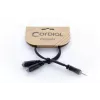 Cabo adaptador Y estéreo Cordial 14883 3,5 mm, 1x ficha jack macho para 2x conector fêmea jack, 0,3 m, preto