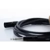 Cabo de áudio Cordial EM 3 MV XLR para jack TRS 6,3 mm, 3 m, preto 14812