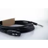 Cabo de áudio Cordial EM 1 FV XLR para jack 6,3 mm 1 m preto 14820