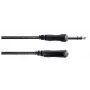 Cabo de extensão jack estéreo Cordial 14826 6,3 mm 10 m preto