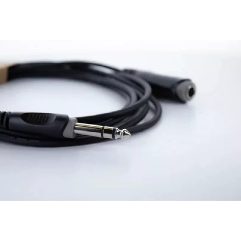Cabo de extensão jack estéreo Cordial 14826 6,3 mm 10 m preto