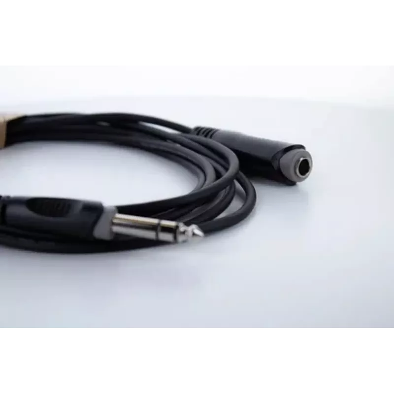 Cabo de extensão jack estéreo Cordial 14826 6,3 mm 10 m preto