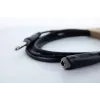 Cabo de extensão jack estéreo Cordial 14826 6,3 mm 10 m preto