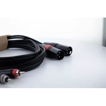 Cabo Cordial EU 6 MC XLR para RCA 6 m preto 14850