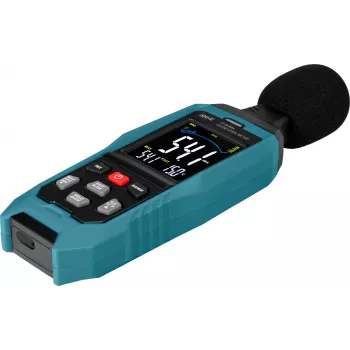 JOY-IT JT-SLM01 medidor de nível sonoro com ecrã a cores e registador de dados, 30-130 dB, 31,5 Hz - 8 kHz