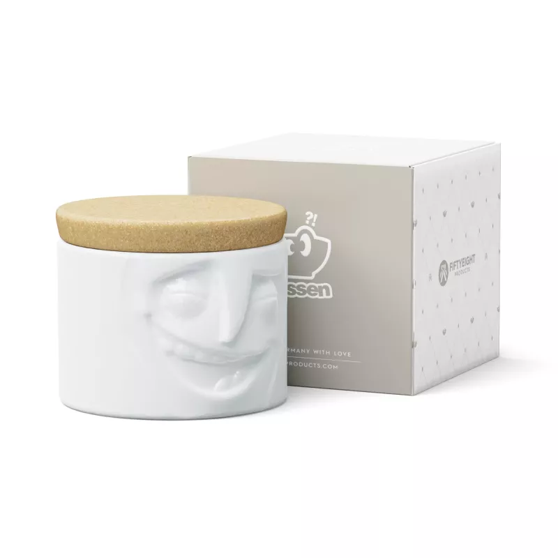 FIFTYEIGHT PRODUCTS BHS FIFTYEIGHT frasco de conserva 900ml Cheerful White (T023101)