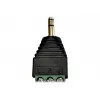 GÜDE 7960 adaptador de ficha jack 3,5mm 3 polos