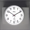 PEWETA relógio de parede sem fios preto mate plástico 30 cm preto/branco 51.130.313