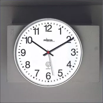 PEWETA relógio de parede sem fios preto mate plástico 30 cm preto/branco 51.130.313