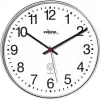 PEWETA relógio de parede sem fios preto mate plástico 30 cm preto/branco 51.130.313