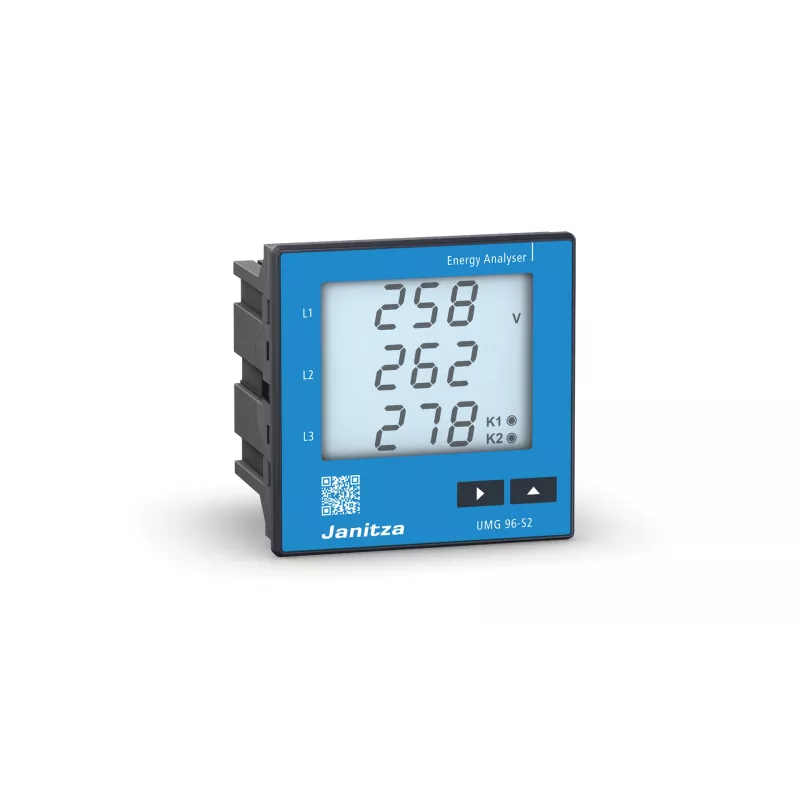 Janitza UMG 96-S2 contador de energia com retroiluminação 90-265V 5234002