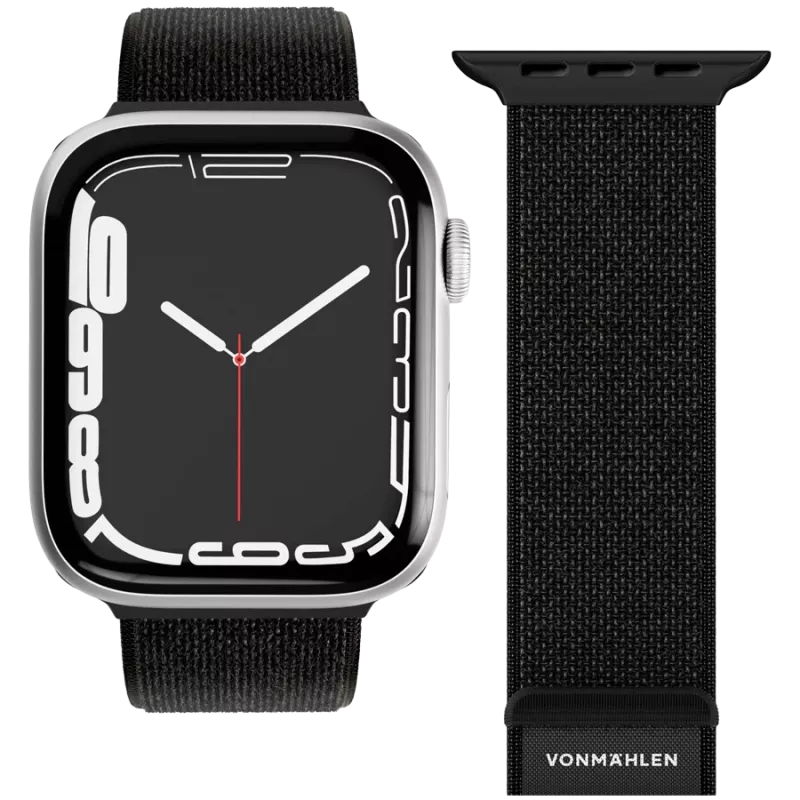 VONMÄHLEN Fitness Loop 2 pulseira desportiva para Apple Watch 44mm, 45mm, 46mm, 49mm - preto