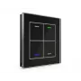 MDT botão de vidro II Light 4 funções RGBW preto BE-GTL4TS.01S