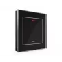MDT botão de vidro II Light 1 função RGBW preto KNX botão de vidro com sensor de temperatura BE-GTL10S.01S
