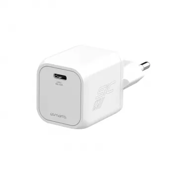 4smarts PDPlug SiC carregador de parede USB-C 65W, branco